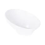 image of GET M9-NW Elite Global Solutions Bowl, 28 Oz, 9" Dia. X 2-1/2" X 5"H, Angled, Melamine, White