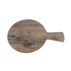 image of GET M9RW-DW Melamine Serving Board, 9" Dia x 1/2" H, Round, Faux Driftwood Finish, Scratch‑Resistant