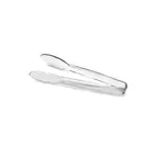 image of GET M9T-C Elite Global Solutions Utility Tongs, 7-9" Clear Polycarbonate BPA-Free Scalloped Edge