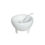 image of GET MJS06PC - Molcajete & Spoon Set, 30.5 oz 8.27"×8.27"×5.51", Aluminum Resin, Pacific Blue - Set