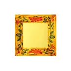 image of GET ML-103-VN Venetian™ Plate, 8" x 8", Square, Break-Resistant, Dishwasher Safe, Melamine, NSF