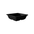 image of GET ML-122-BK Milano Side Dish, 4-3/4" Square, 6 oz, Black Melamine, Dishwasher‑Safe, NSF