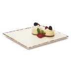 image of GET ML-1311-TC Tuscan Mill Platter, 12-3/4" x 10-1/2", Beige, Melamine, Break-Resistant, BPA Free, NSF