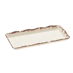 image of GET ML-154-TC Milano Display Tray, 14" x 5-1/2", Rectangular, Beiges, Melamine, Tuscan Dishwasher Safe