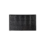 image of GET ML-160-BK Tile Inset, 21½" × 13" Black Melamine, Cold-Only, Break-Resistant, Safe, NSF