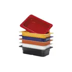 image of GET ML-17-BUI Food Pan, GN 1/3 (12.80" x 6.93"), 2.5" Deep Melamine, Assorted Colors, NSF - 6/Case