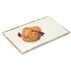 image of GET ML-2113-TC Tuscan Mill™ Platter, 21" x 12-3/4", GN 1/1 Rectangular Beige Melamine