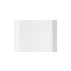 image of GET ML-213-W San Michele Platter, 18" x 13", Rectangular, Melamine, White, Break-Resistant, Dishwasher Safe