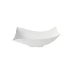image of GET ML-219-W San Michele 1.9 Qt. Rectangular Melamine Bowl, White, 11-1/2" x 8-1/8" x 5" Height