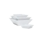 image of GET ML-281-BK Siciliano Bowl, 2.3 Qt., 9" x 2-1/2" Deep, Square, Break-Resistant, Melamine, Black