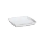 image of GET ML-68-AB-W Milano™ Bowl, 28 Oz., 10-1/4" x 1-3/4"H, Square, Melamine, White