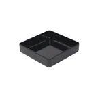 image of GET ML-85-BK Milano™ Bowl, 5.7 Qt., 12" x 2-3/4", Square, Break-Resistant, Melamine, Black