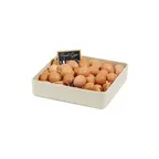 image of GET ML-85-IV Milano™ Bowl, 5.7 Qt., 12" x 2-3/4"H, Square, Melamine, Ivory