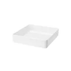 image of GET ML-86-W Milano™ Bowl, 7.6 Qt., 15-3/4" x 12" x 2-3/4", Rectangular, Melamine, White