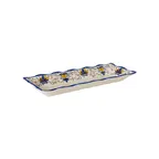 image of GET ML-87-SL Santa Lucia™/Bake & Brew™ Tray, 17-1/2" x 6-3/4" x 2"H, Rectangular, Melamine