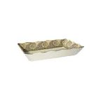 image of GET ML-88-MO Mosaic/Bake & Brew Tray – 13-3/4" x 9-1/2" x 2-1/2", Rectangular, Patterned, Melamine, NSF