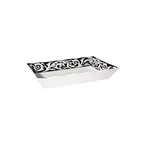 image of GET ML-88-SO Pattern Soho/Bake & Brew Tray – 13-3/4" x 9-1/2" x 2-1/2", Pattern Melamine Dishwasher Safe