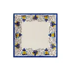 image of GET ML-90-SL Santa Lucia™ Plate, 12" Square, Break-Resistant, Dishwasher Safe, Melamine
