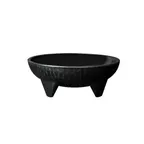 image of GET MOJ-803-BK Molcajete Bowl 26 oz 7.75" Dia × 2.75" H Black Melamine Break‑Resist NSF - 1 Dozen