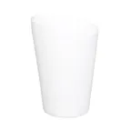 image of GET MW16-W Dressing Crock, 1 Qt, 3-1/2" Dia, 5-1/2" H, White Melamine, BPA Free, Dishwasher Safe
