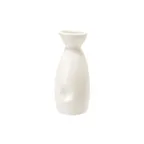 image of GET NC-4003-W Japanese Sake Bottle, 9 Oz., 6" Height, Porcelain White, 1 Dozen