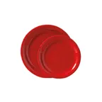 image of GET NP-9-RSP - Red Sensation 9" Round Plate, Narrow Rim, Melamine, BPA‑Free, NSF - Dozen
