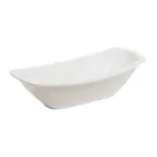 image of GET OB-16-W Oval Acclaim Pasta Bowl, 16 Oz., 8-3/4" x 4-2/5" x 1-1/10", White Melamine - 1 Dozen