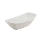 image of GET OB-3-W Oval Ramekin Sauce Cup, 2-1/2 Oz., 4-4/5" x 2-2/5" x 1/10", Melamine, White - 1 Dozen
