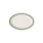 image of GET OP-120-EM Emerald Platter, 12" L x 9" W Oval Melamine Tray, Break‑Resistant, NSF - Dozen