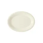 image of GET OP-135-DI Diamond Ivory™ Platter, 13-1/2" L x 10-1/4" W Oval Melamine, Break‑Resistant - 1 Dozen