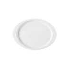 image of GET OP-145-DW Oval Platter 14-3/4" X 10-1/2" White Melamine, Dishwasher‑Safe, NSF - 1 Dozen