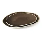 image of GET OP-1813-PCF Osslo™ Platter, 17 3/4"L x 13"W, Oval, Melamine, Break-Resistant, Dishwasher Safe