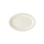 image of GET OP-215-IV Oval Platter, 11.5" L x 8" W x 3/4" Deep, Ivory Melamine - Dozen