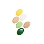 image of GET OP-612-T Platter, 11-3/4" x 8-1/4" Oval Melamine Tan, Break‑Resist, NSF, Dishwasher Safe - Dozen
