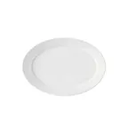 image of GET OP-911-W Supermel Platter, 9-1/4" x 6-1/4", Oval, Break-Resistant, Melamine, White - 1 Dozen