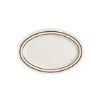 image of GET OP-950-U Ultraware™ Oval Platter 9-3/4" x 7-1/4" Melamine Break‑Resist Dishwasher Safe - 1 Dozen