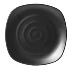 image of GET P-1000-BK Nara Plate – 9.75" Square Coupe Melamine Black Dishwasher‑Safe BPA‑Free - 1 Dozen