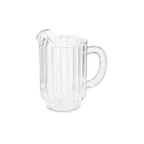 image of GET P-2064-1-CL Water Pitcher, 60 Oz, 7½" Dia x 8½" H, Clear SAN, Handle, NSF - 1 Dozen