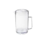 image of GET P-3064-1-CL Water Pitcher, 64 Oz, 7.5" Dia X 8.5" H, Clear SAN with Handle and Lid - Dozen