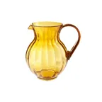 image of GET P-4090-PC-A Tahiti Pitcher, 90 Oz (8.75" Dia x 8.75" H), Amber Polycarbonate Handle - Dozen