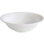 image of GET PA1101703724 Grapefruit Bowl, 10 Oz, 6.5" Round Porcelain White Rolled Edge Safe - Dozen