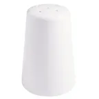 image of GET PA1101709812 Salt Shaker, 2.5 Oz, 3-1/4" H, Porcelain White, Edge, Microwave Safe - 1 Dozen