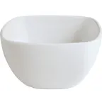 image of GET PA1101808824 Square Porcelain Bowl 9 Oz 4½" White, Microwave Safe, Oven Safe 380°F - Dozen