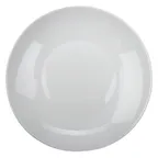 image of GET PA1101823112 Plate, 9-1/4" Dia x 1-15/16" H, Round Deep Rolled Edge Porcelain White - 1 Dozen