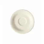 image of GET PA1101900224 Espresso Saucer, 5" Dia., Round, Porcelain, White, Microwave & Dishwasher Safe – 1 Dozen