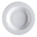 image of GET PA1101903912 Pasta Bowl, 18.8 oz (12" Dia) Porcelain White Rim Microwave Safe 380°F - Dozen