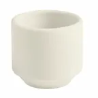 image of GET PA1101909024 Egg/Ketchup Cup, 1.5 Oz., 2" Rolled Edge, Porcelain Bright White - 1 Dozen