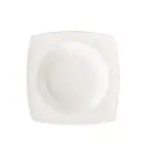 image of GET PA1101913624 - 9" Square Soup Bowl, 15.2 Oz White Porcelain, Edge, Microwave - Dozen