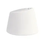image of GET PA1101929812 Salt Shaker, 2.5 Oz., 2-5/8" H Porcelain White Microwave/Oven Safe 380°F -1 Dozen