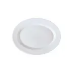 image of GET PA1101937806 - Oval 15" x 11" Porcelain Platter, Bright White, Scratch-Resistant, Microwave Safe